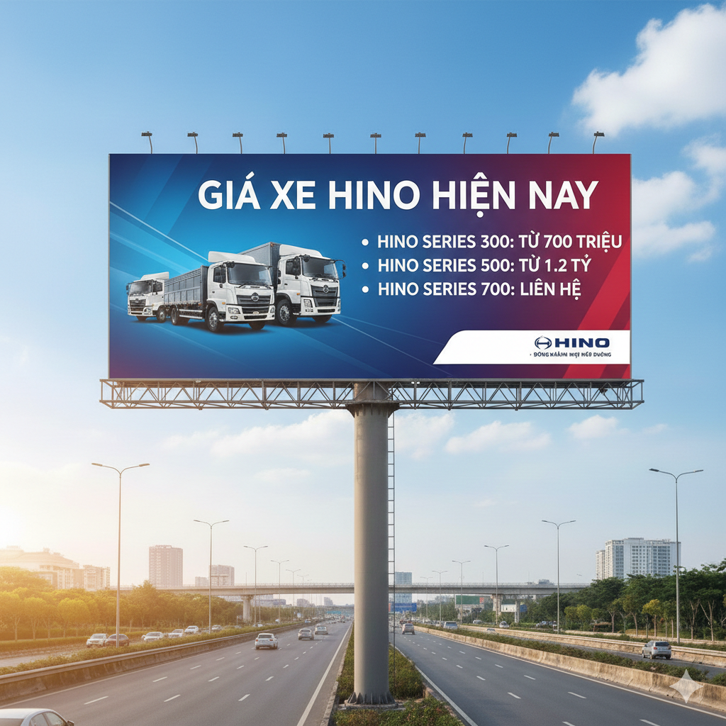 giá xe hino hiện nay